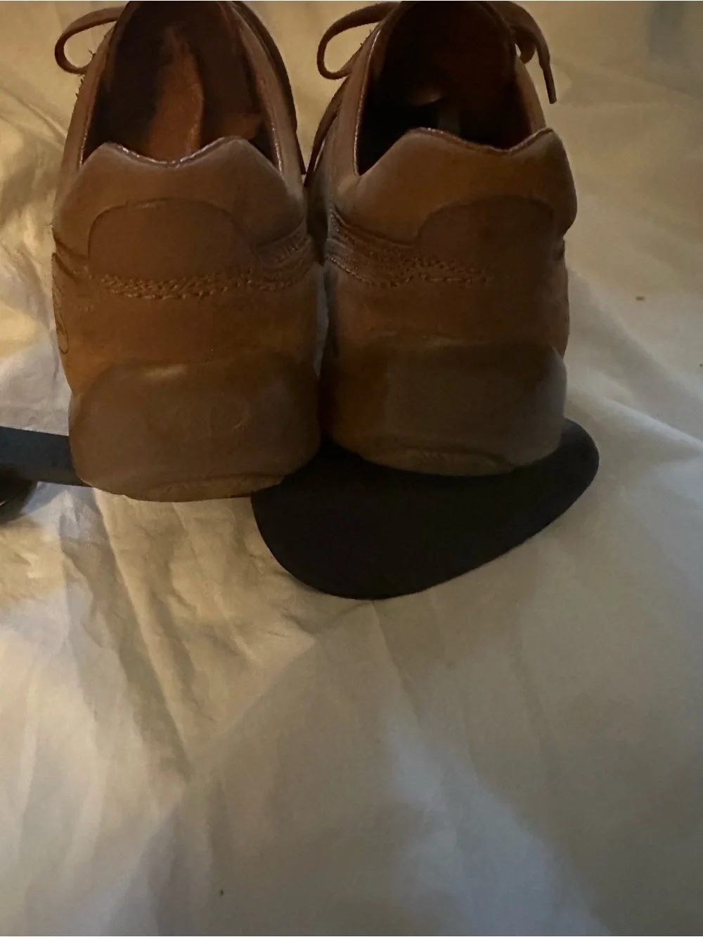 Men's Casual Tan Leather Slip-On Loafers